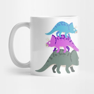 Triceratops Stack Fathers Day Mug